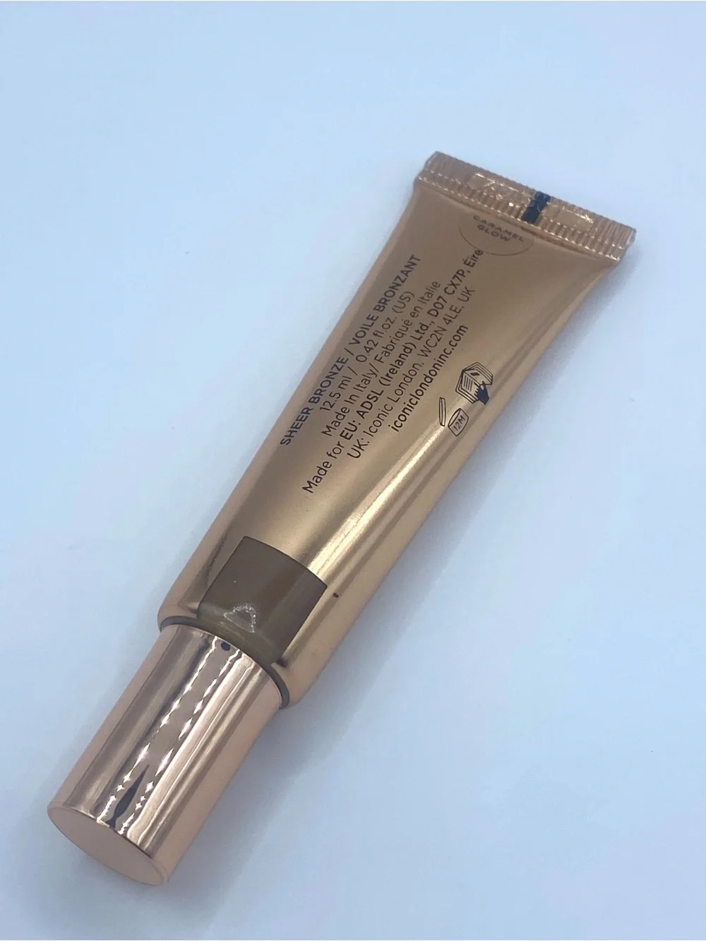 Iconic London‎ Sheer Bronze Liquid Bronzer In Caramel Glow Full Size 0.42 oz